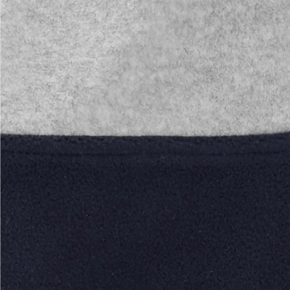 NWOT OshKosh B’gosh Navy Gray Colorblock Microfleece 1/4 Zip | 3T